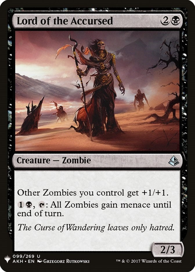 Image for Lord of the Accursed (The List Reprints) (99) - Magic: The Gathering