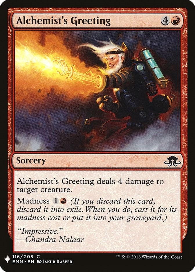 Image for Alchemist's Greeting (The List Reprints) (116) - Magic: The Gathering