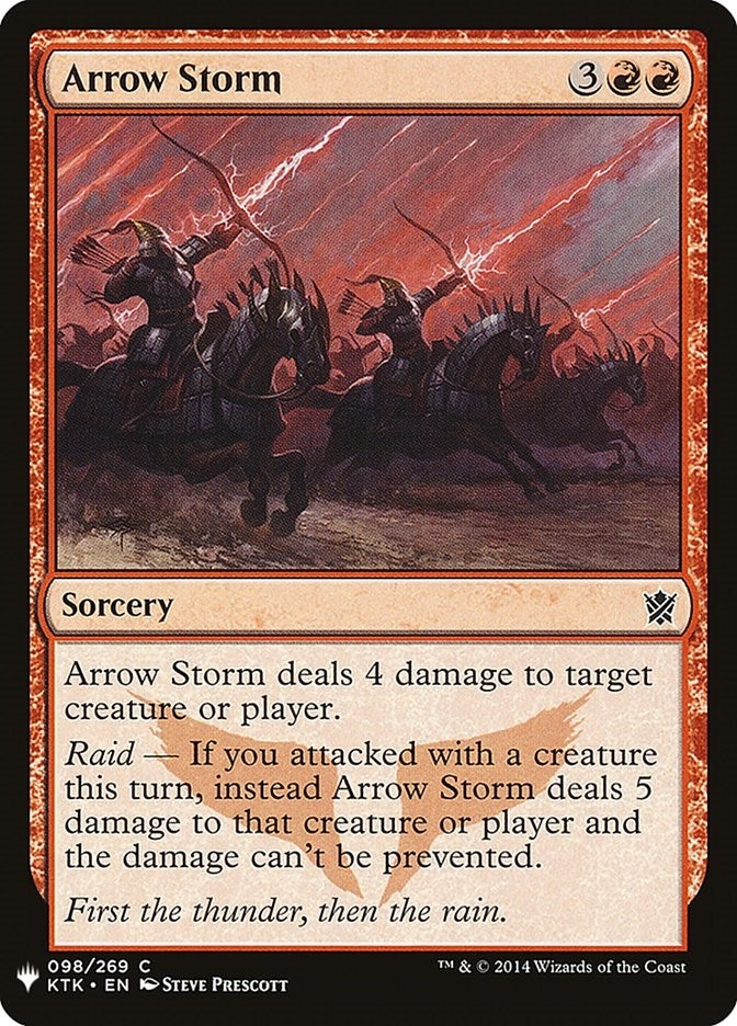 Image for Arrow Storm (The List Reprints) (98) - Magic: The Gathering