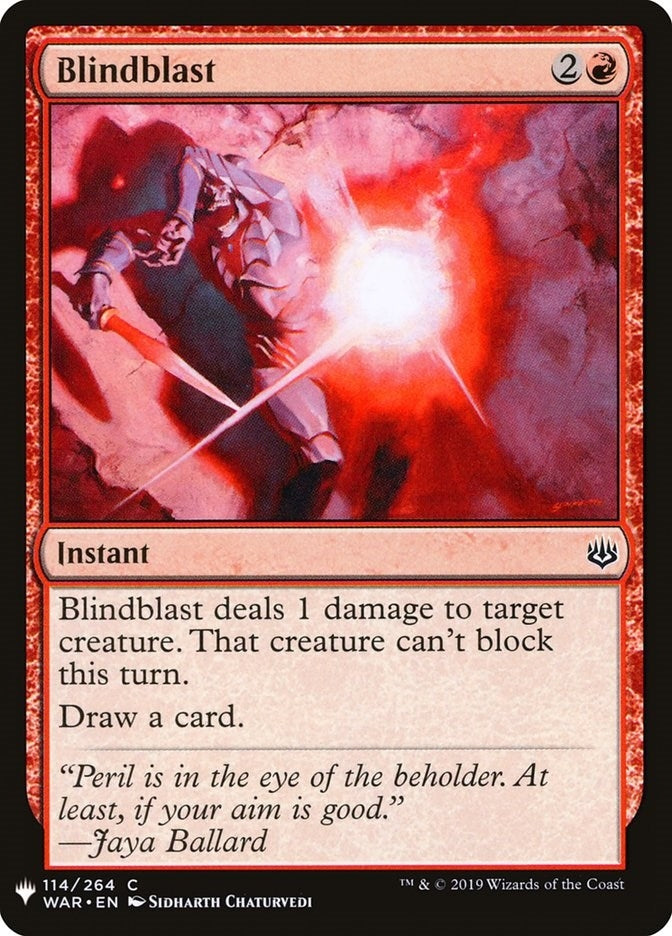Image for Blindblast (The List Reprints) (114) - Magic: The Gathering