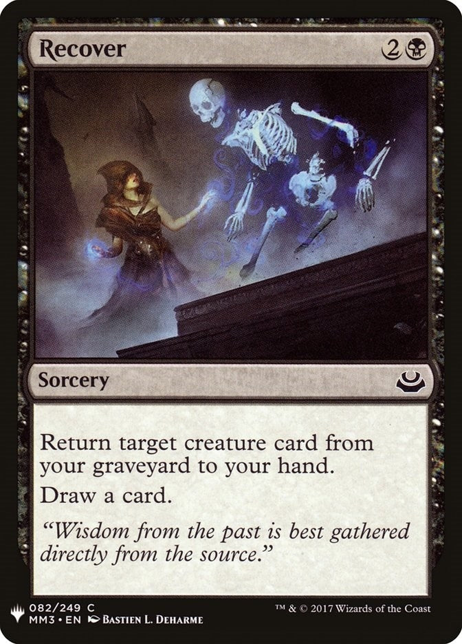 Image for Recover (The List Reprints) (82) - Magic: The Gathering