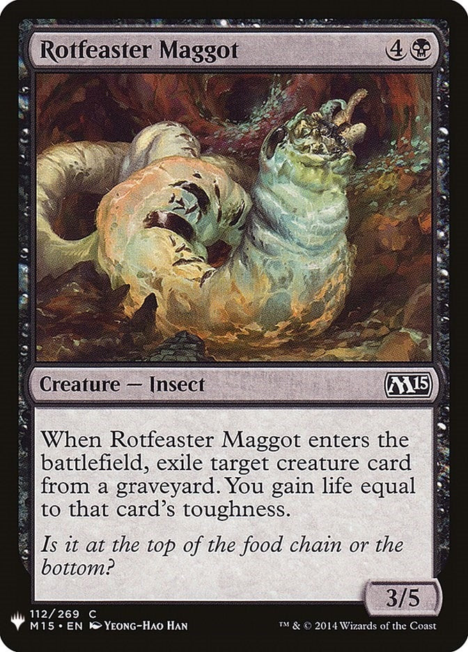 Image for Rotfeaster Maggot (The List Reprints) (112) - Magic: The Gathering