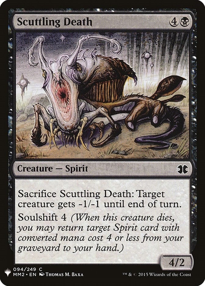 Image for Scuttling Death (The List Reprints) (94) - Magic: The Gathering