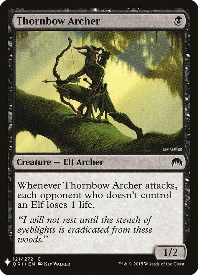 Image for Thornbow Archer (The List Reprints) (121) - Magic: The Gathering