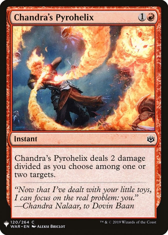 Image for Chandra's Pyrohelix (The List Reprints) (120) - Magic: The Gathering