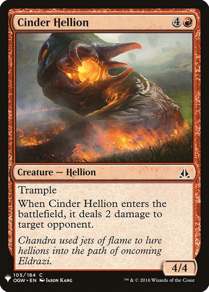 Image for Cinder Hellion (The List Reprints) (105) - Magic: The Gathering