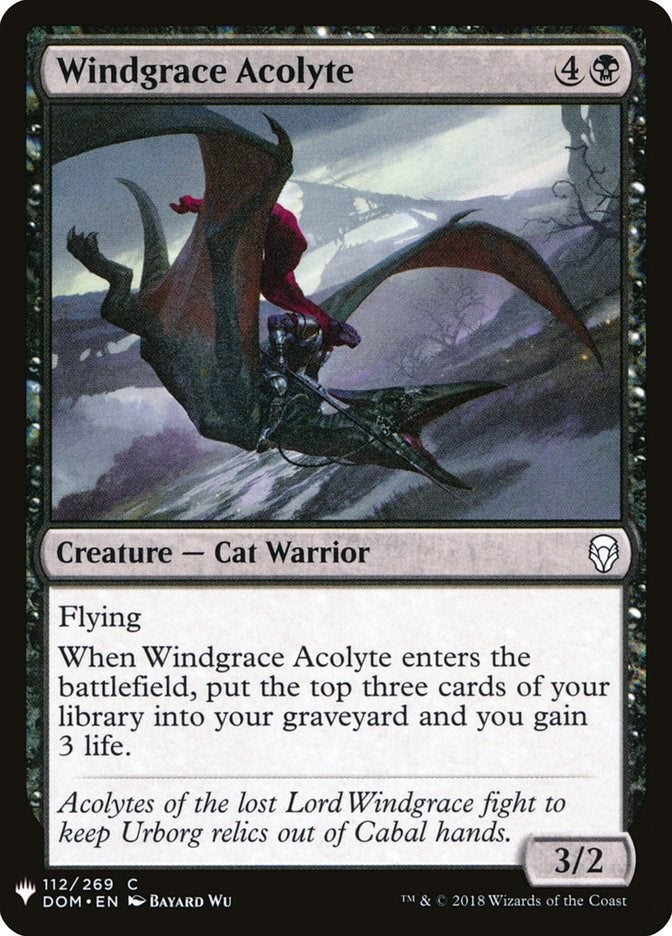 Image for Windgrace Acolyte (The List Reprints) (112) - Magic: The Gathering
