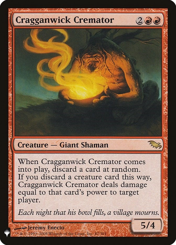 Image for Cragganwick Cremator (The List Reprints) (87/301) - Magic: The Gathering