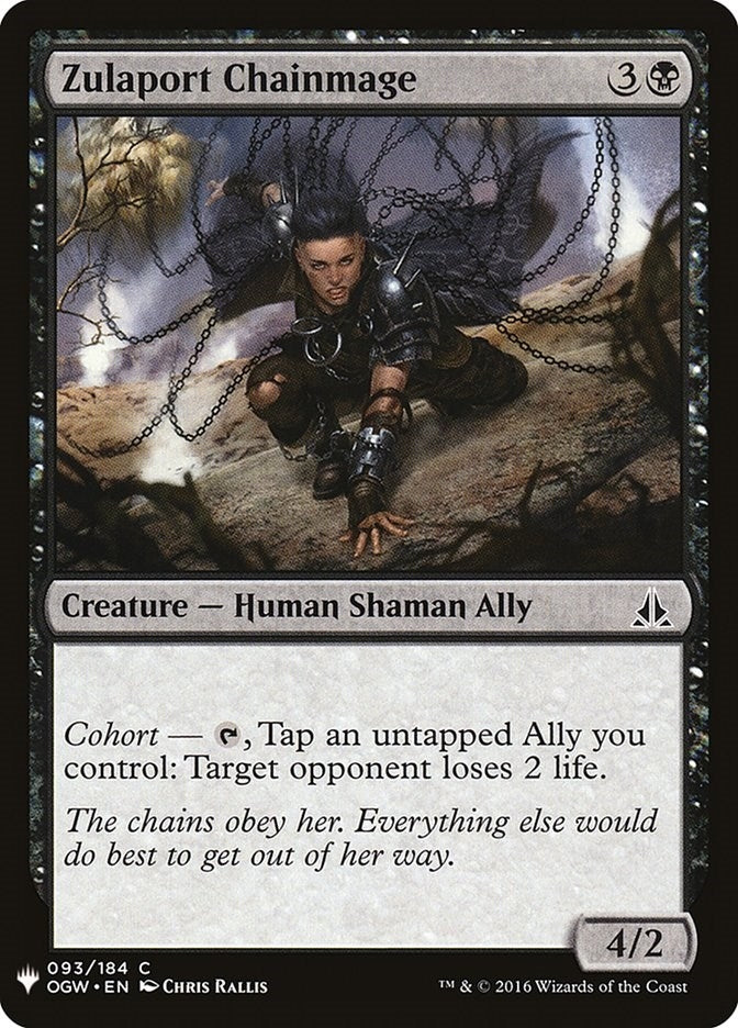 Image for Zulaport Chainmage (The List Reprints) (93) - Magic: The Gathering