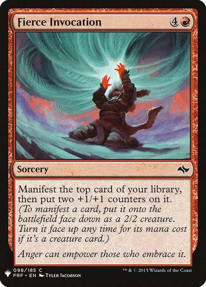 Image for Fierce Invocation (The List Reprints) (98) - Magic: The Gathering