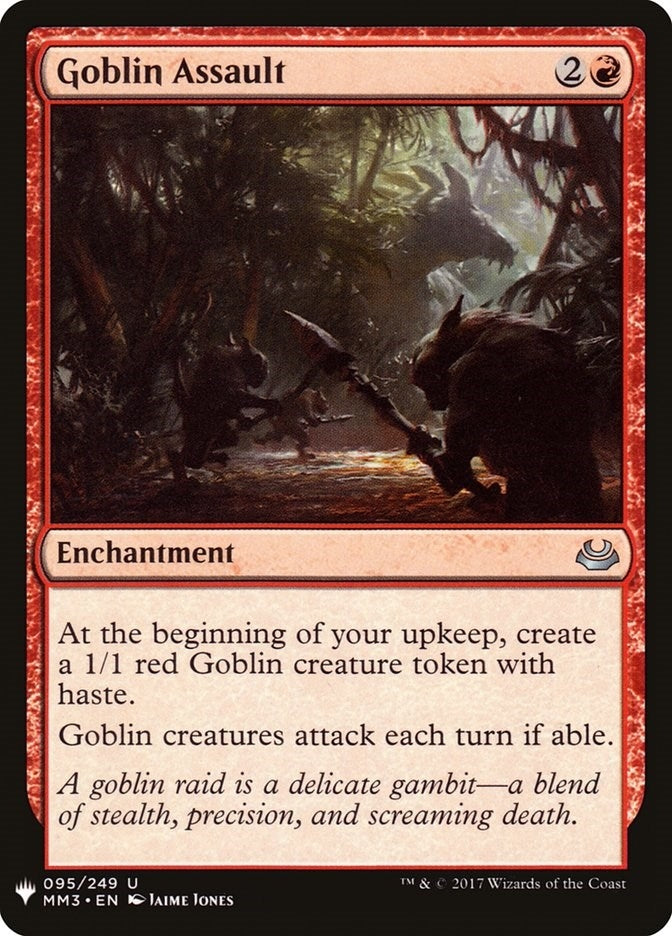 Image for Goblin Assault (The List Reprints) (95) - Magic: The Gathering