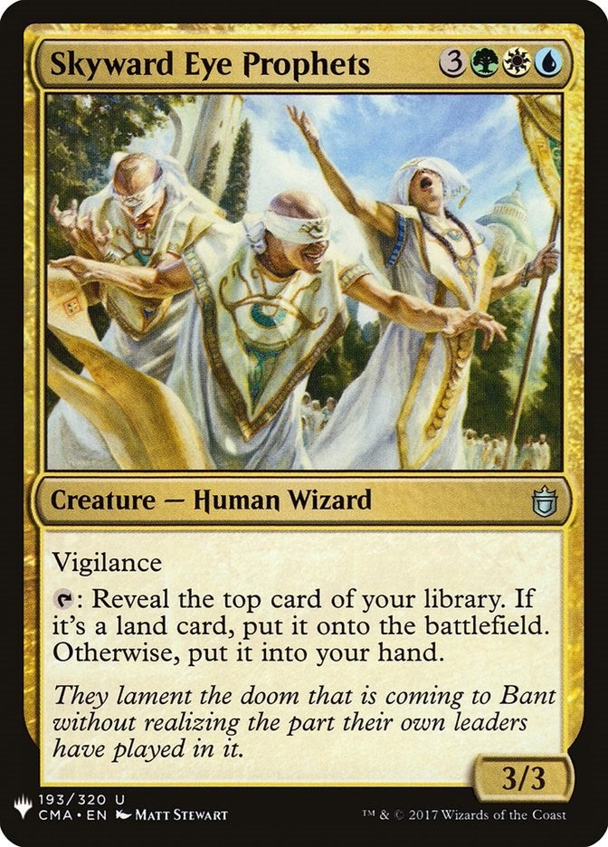 Image for Skyward Eye Prophets (The List Reprints) (193) - Magic: The Gathering