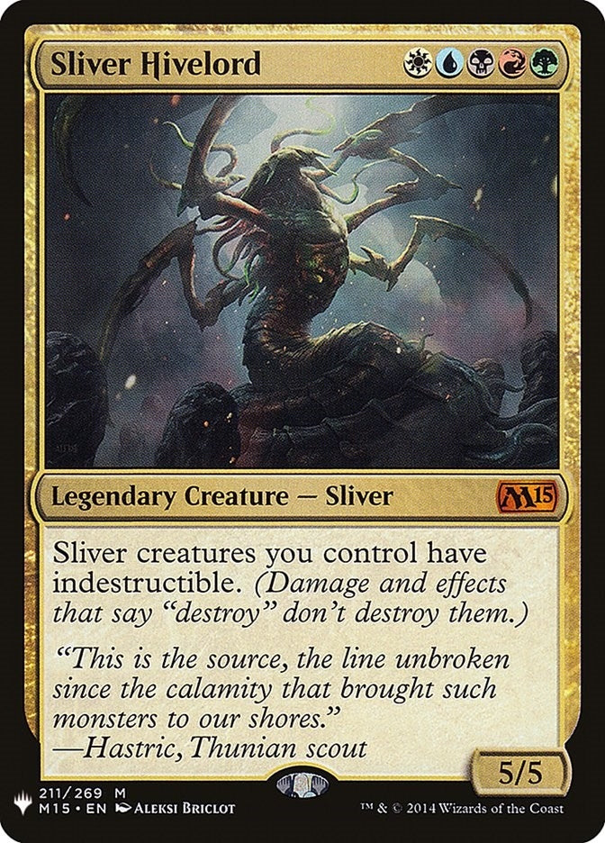 Image for Sliver Hivelord (The List Reprints) (211) - Magic: The Gathering
