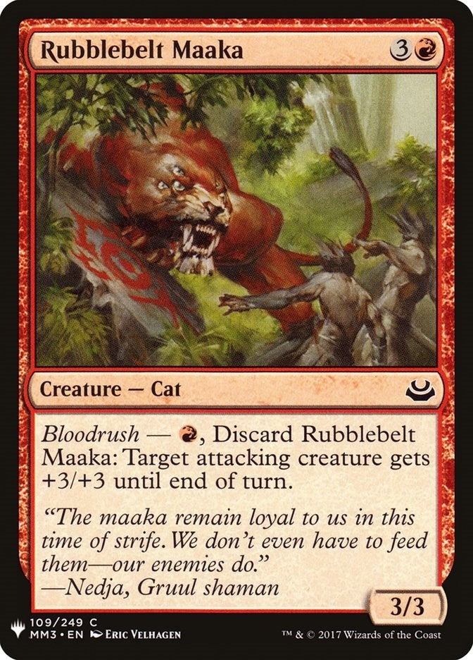 Image for Rubblebelt Maaka (The List Reprints) (109) - Magic: The Gathering