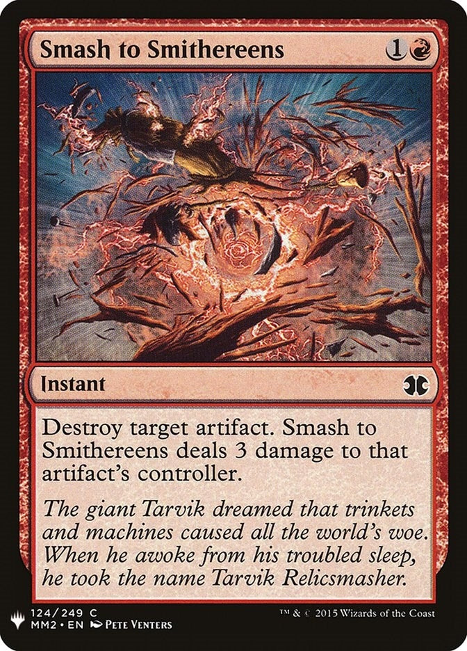 Image for Smash to Smithereens (The List Reprints) (124) - Magic: The Gathering