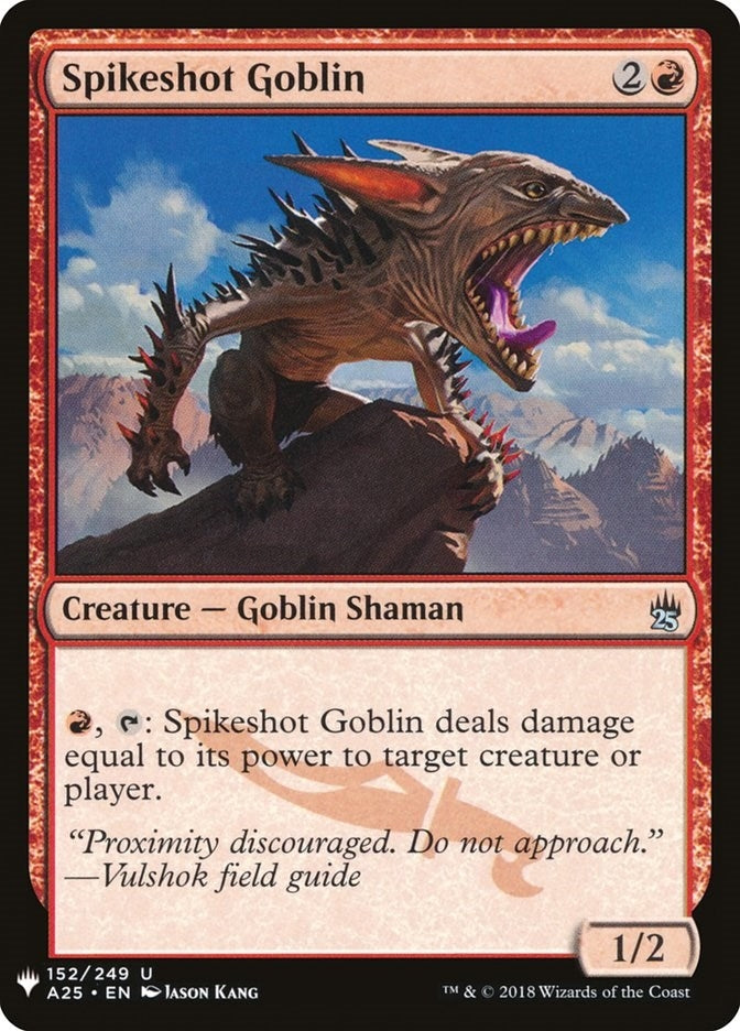 Image for Spikeshot Goblin (The List Reprints) (152) - Magic: The Gathering