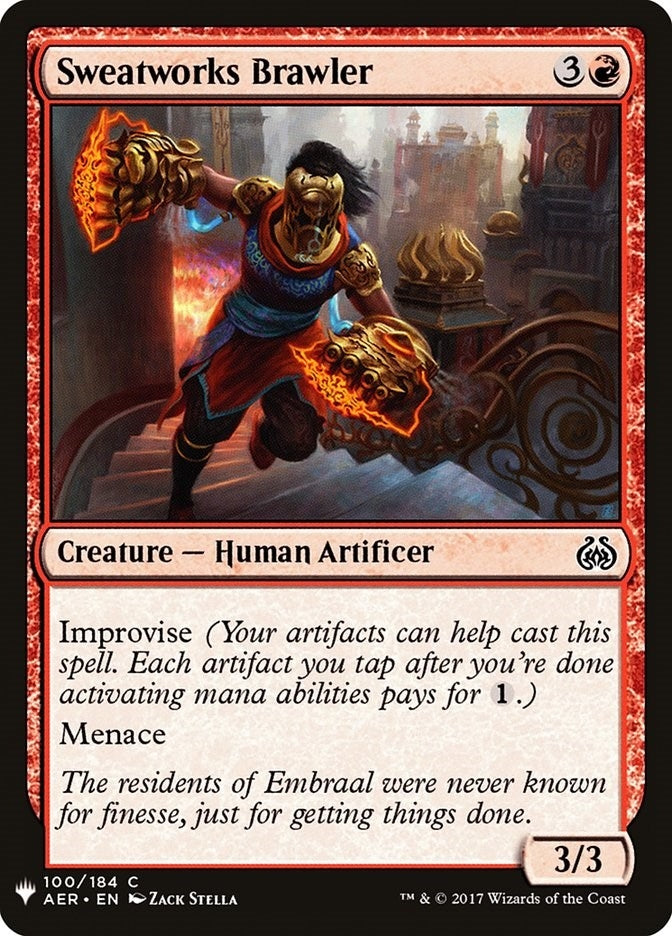 Image for Sweatworks Brawler (The List Reprints) (100) - Magic: The Gathering