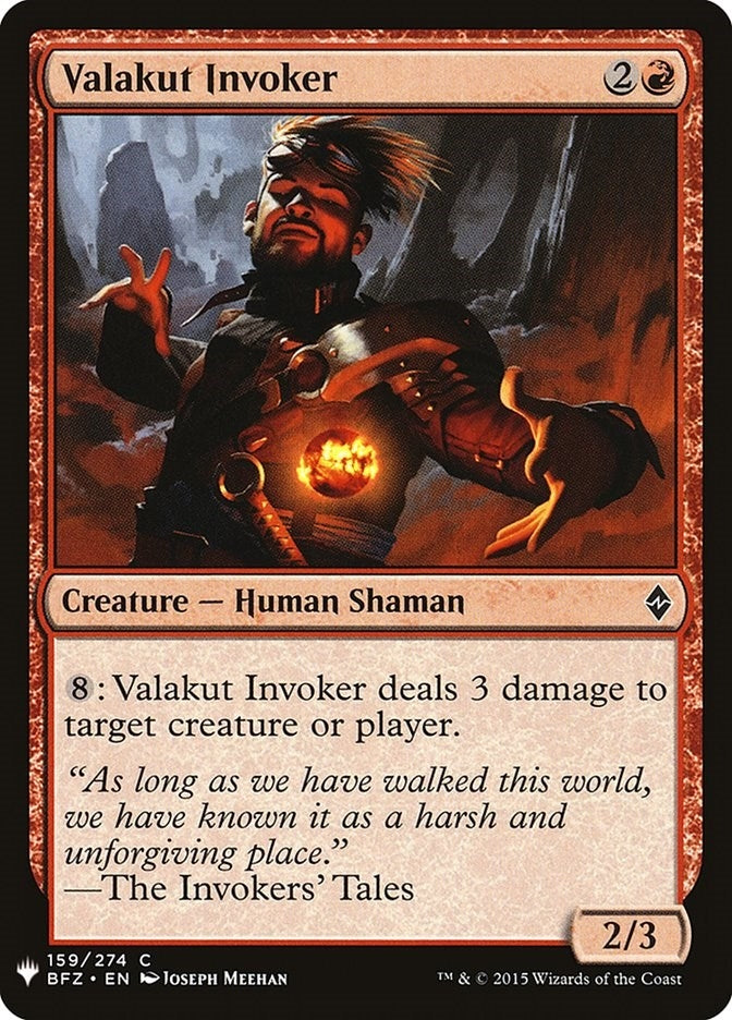 Image for Valakut Invoker (The List Reprints) (159) - Magic: The Gathering