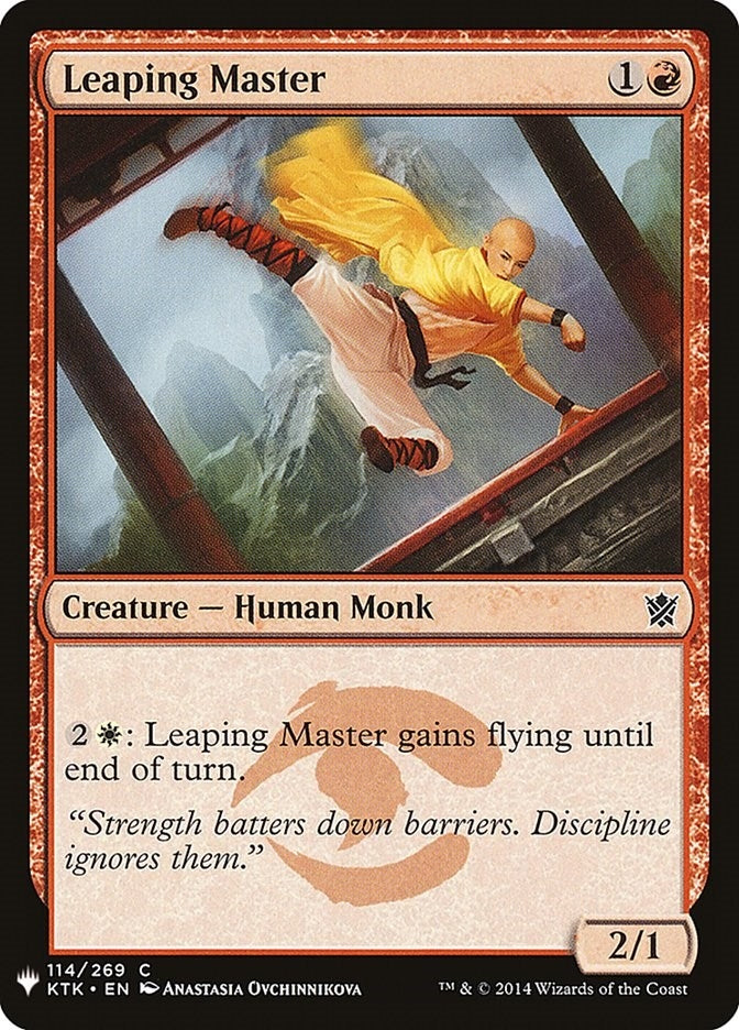 Image for Leaping Master (The List Reprints) (114) - Magic: The Gathering