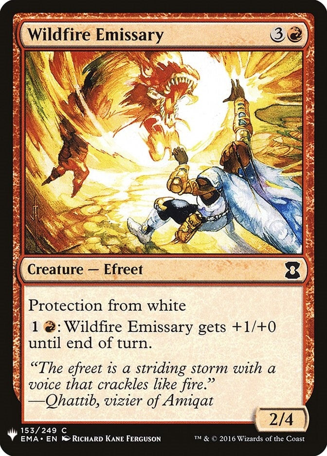 Image for Wildfire Emissary (The List Reprints) (153) - Magic: The Gathering
