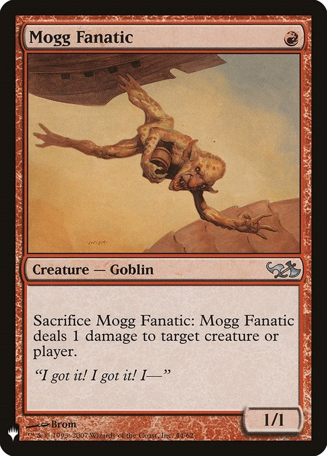 Image for Mogg Fanatic (The List Reprints) (44) - Magic: The Gathering
