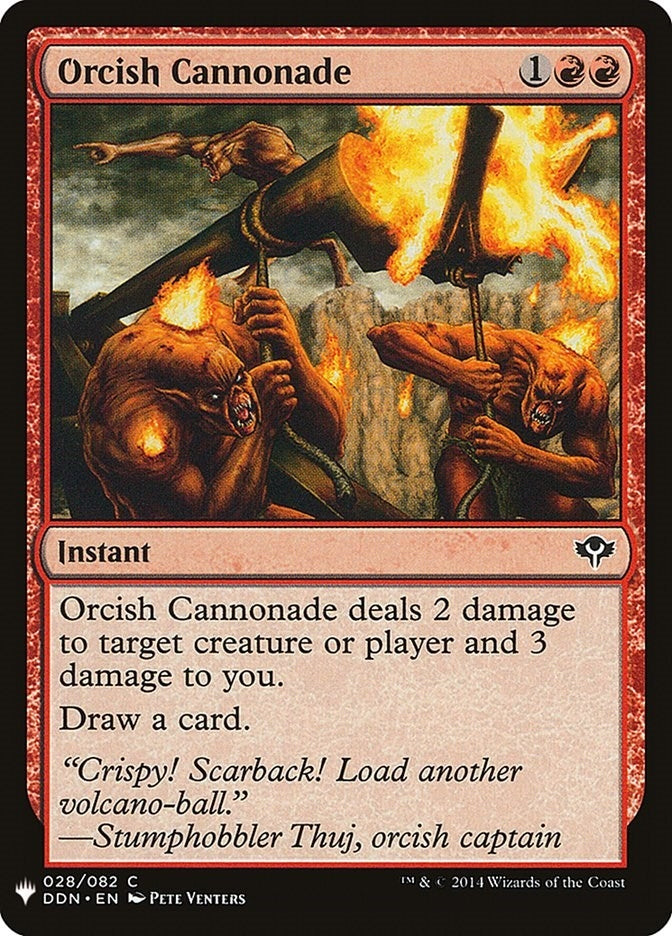 Image for Orcish Cannonade (The List Reprints) (28) - Magic: The Gathering
