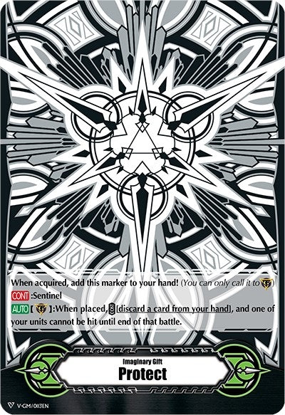 Image for Imaginary Gift [Protect] - Astral Artwork (Black & White) (Gift Markers) (V-GM/0113EN) - Cardfight Vanguard