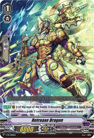 Image for Retroaxe Dragon (RRR Foil) (V Promo Cards) (V-PR/0108EN) - Cardfight Vanguard