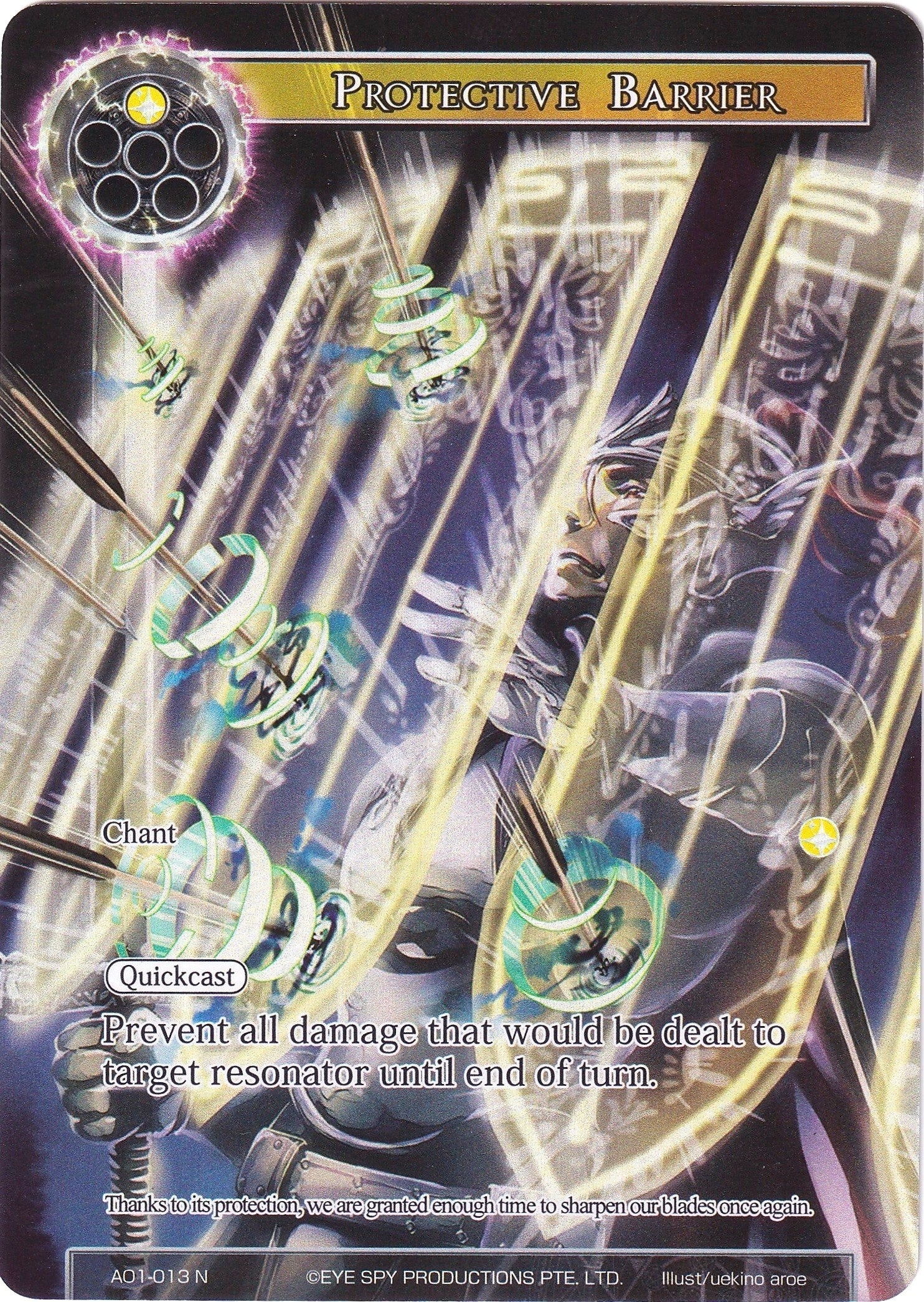 Image for Protective Barrier (Full Art) (Alice Origin) (AO1-013) - Force of Will