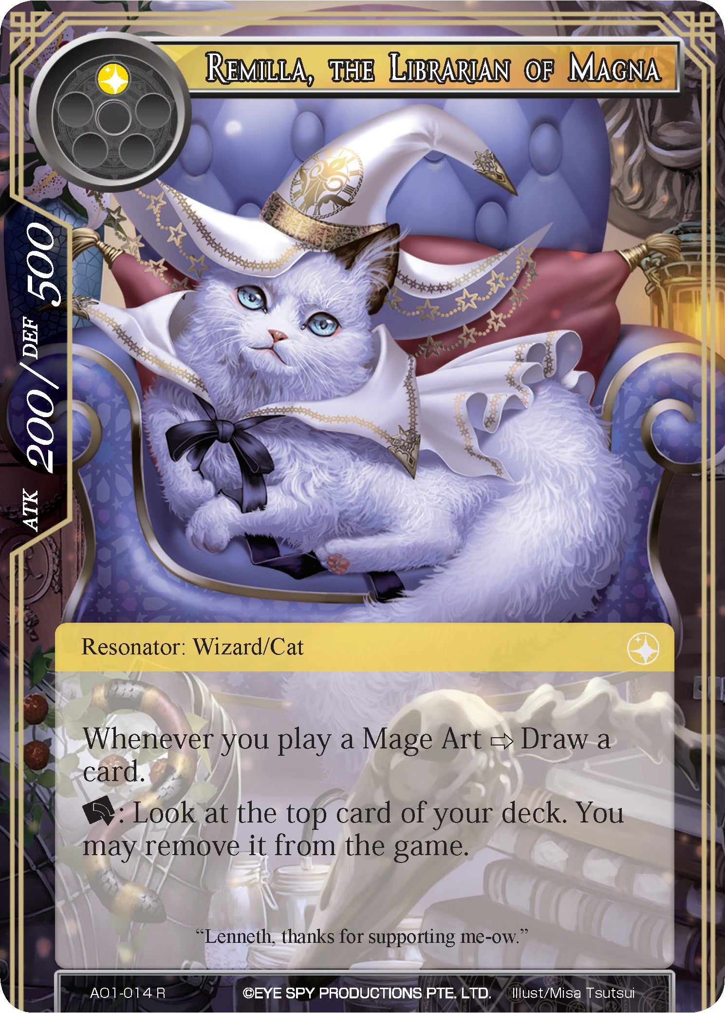 Image for Remilla, the Librarian of Magna (Alice Origin) (AO1-014) - Force of Will