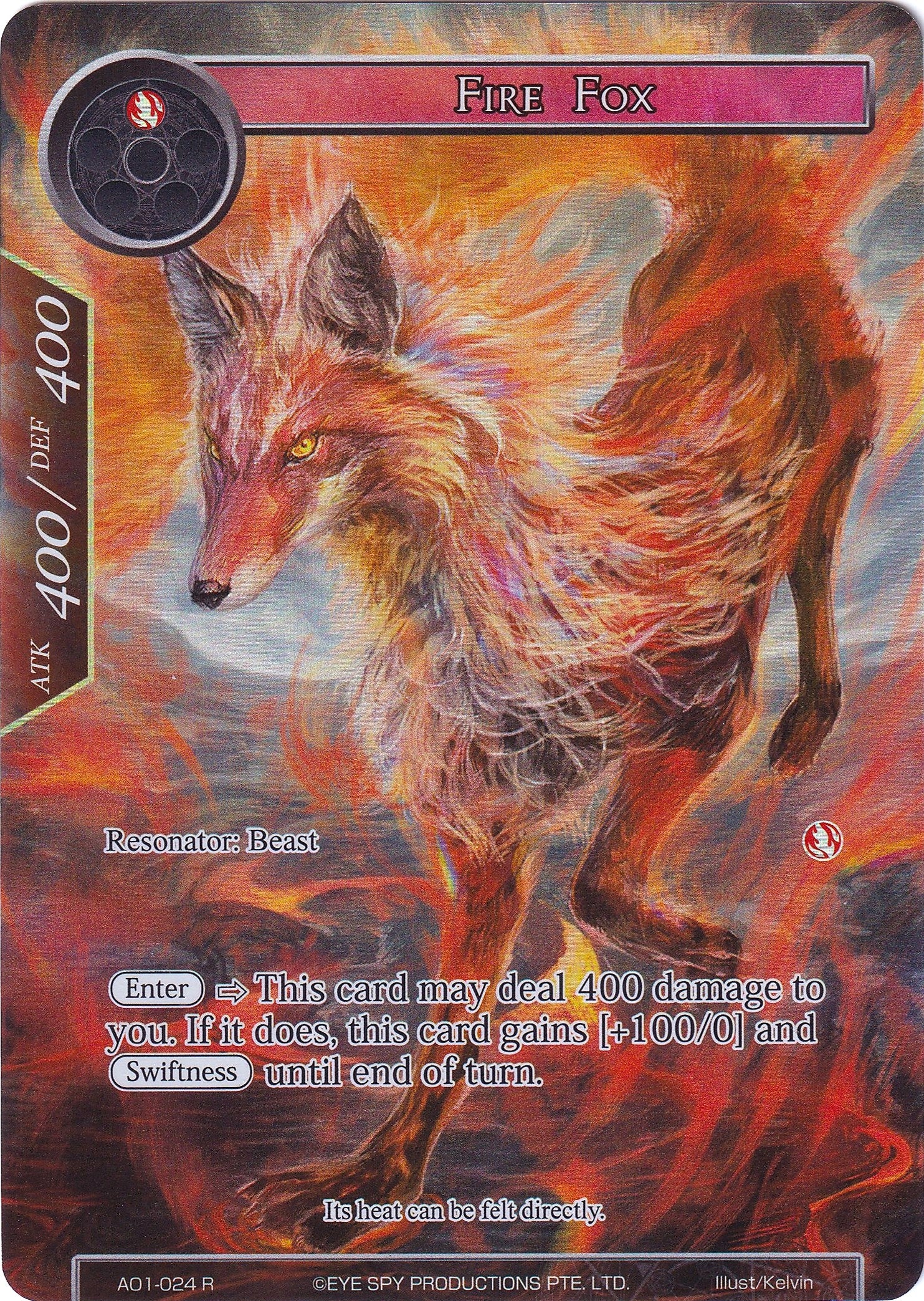 Image for Fire Fox (Full Art) (Alice Origin) (AO1-024) - Force of Will