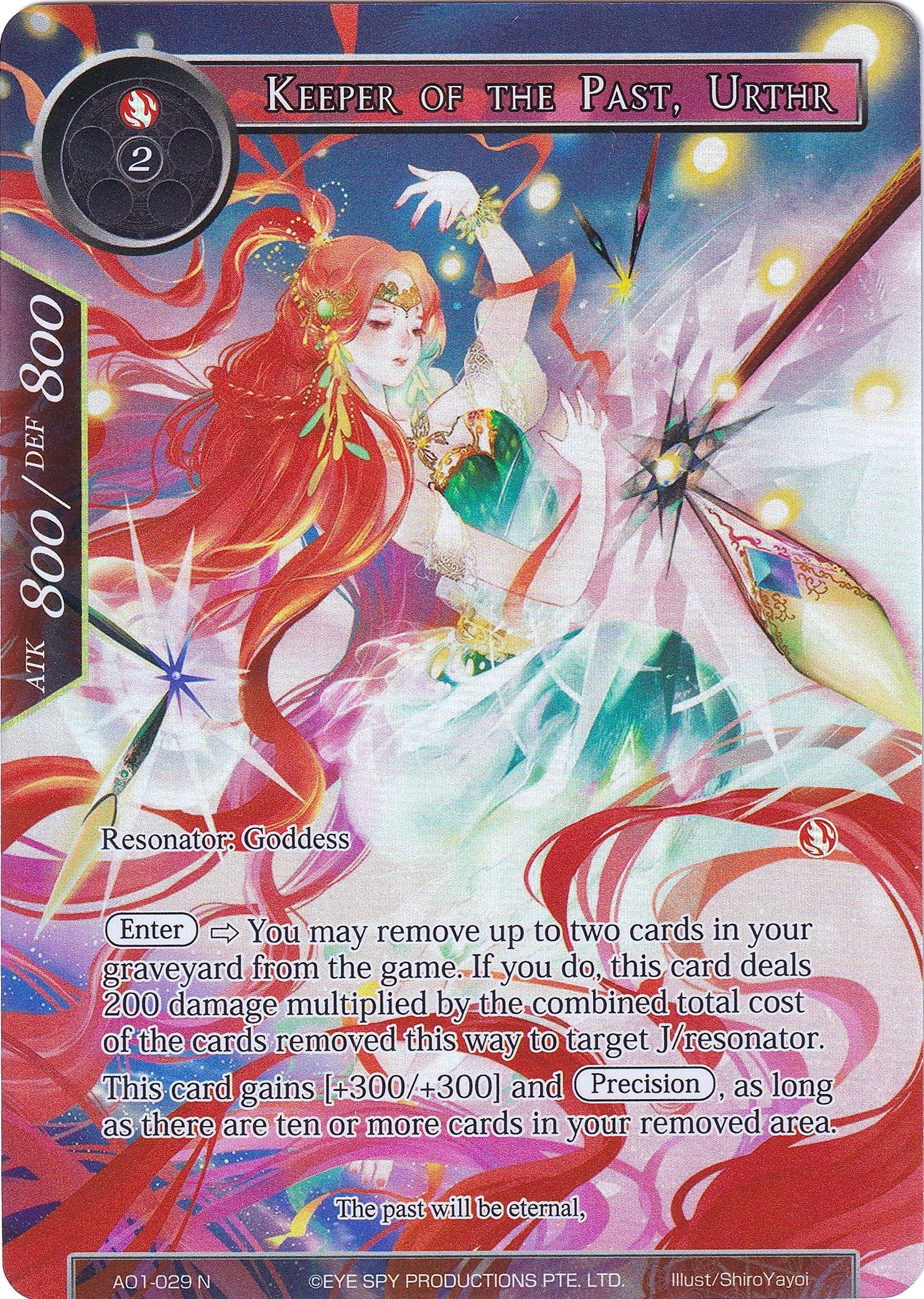 Image for Keeper of the Past, Urthr (Full Art) (Alice Origin) (AO1-029) - Force of Will