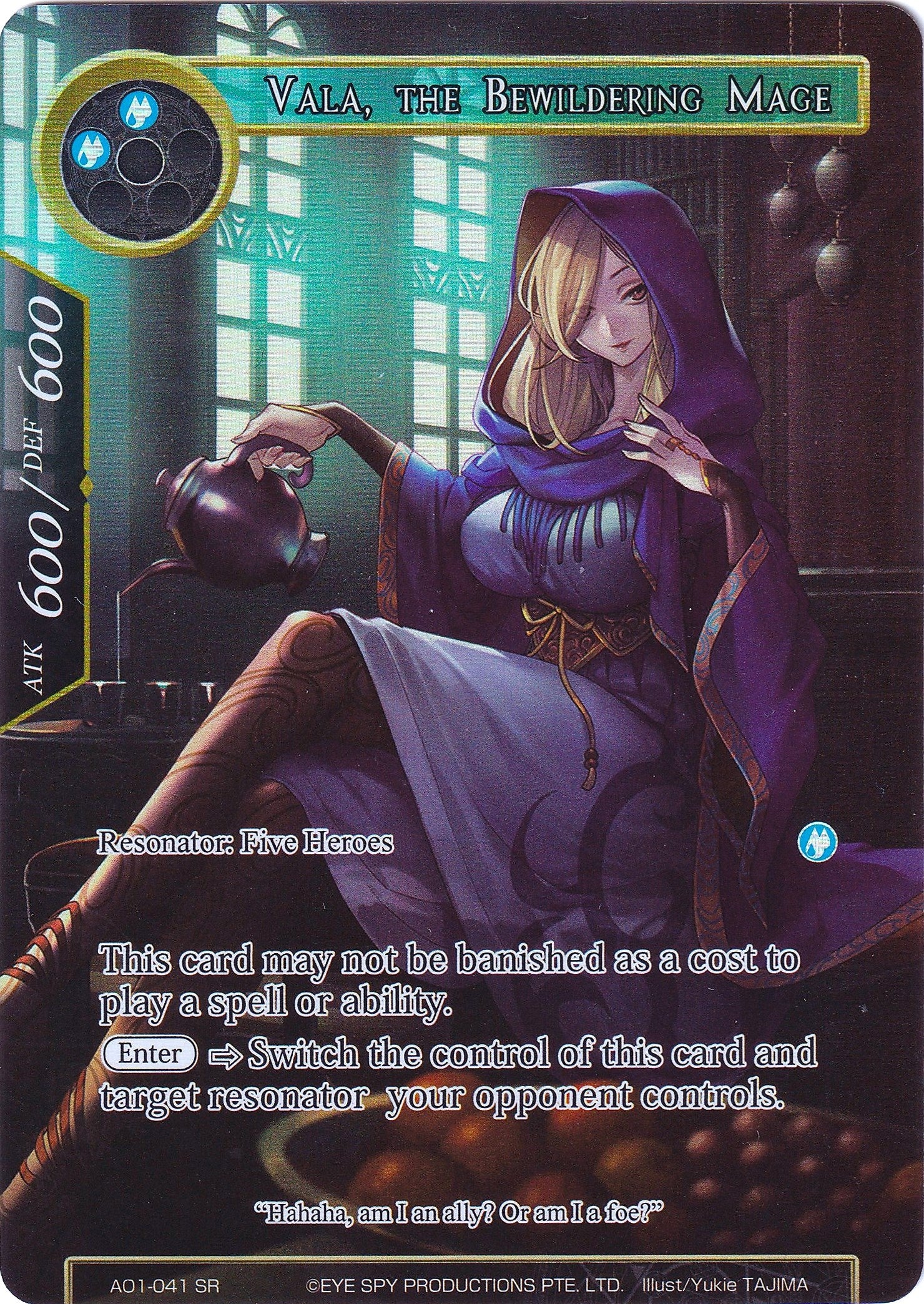 Image for Vala, the Bewildering Mage (Full Art) (Alice Origin) (AO1-041) - Force of Will
