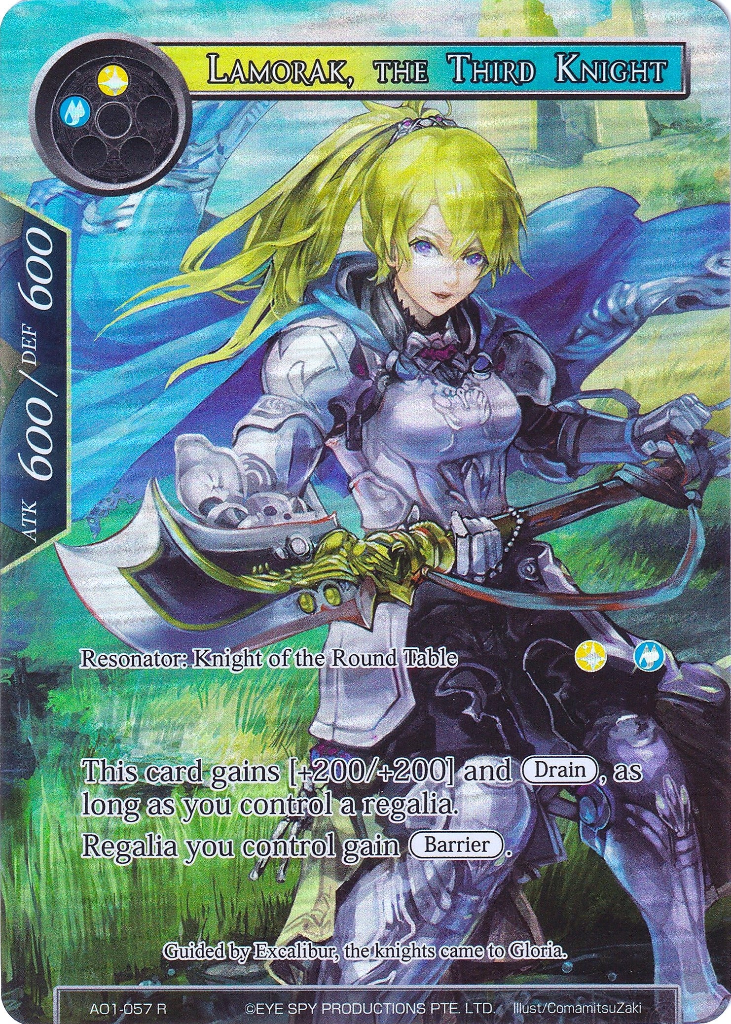 Image for Lamorak, the Third Knight (Full Art) (Alice Origin) (AO1-057) - Force of Will