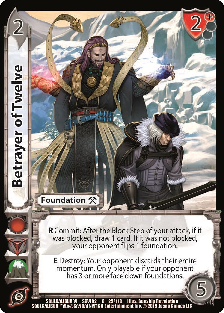 Image for Betrayer of the Twelve (SoulCalibur VI: Libra of Souls) (25) - UniVersus
