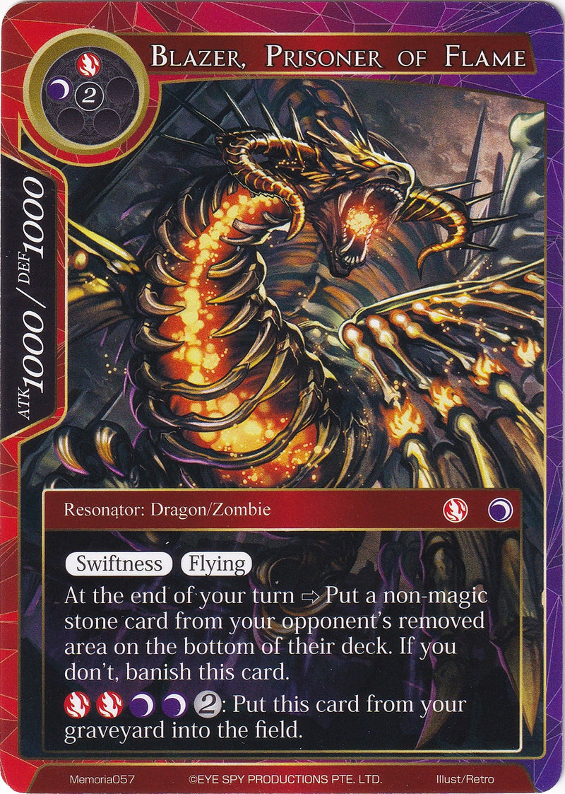 Image for Blazer, Prisoner of Flame (Alice Origin Memoria Cards) (Memoria057) - Force of Will