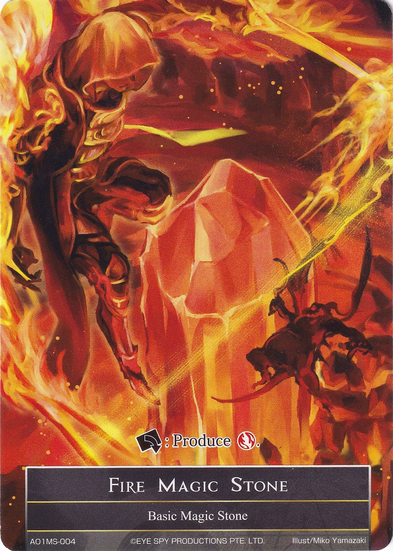 Image for Fire Magic Stone - AO1MS-004 (Alice Origin) (AO1MS-004) - Force of Will
