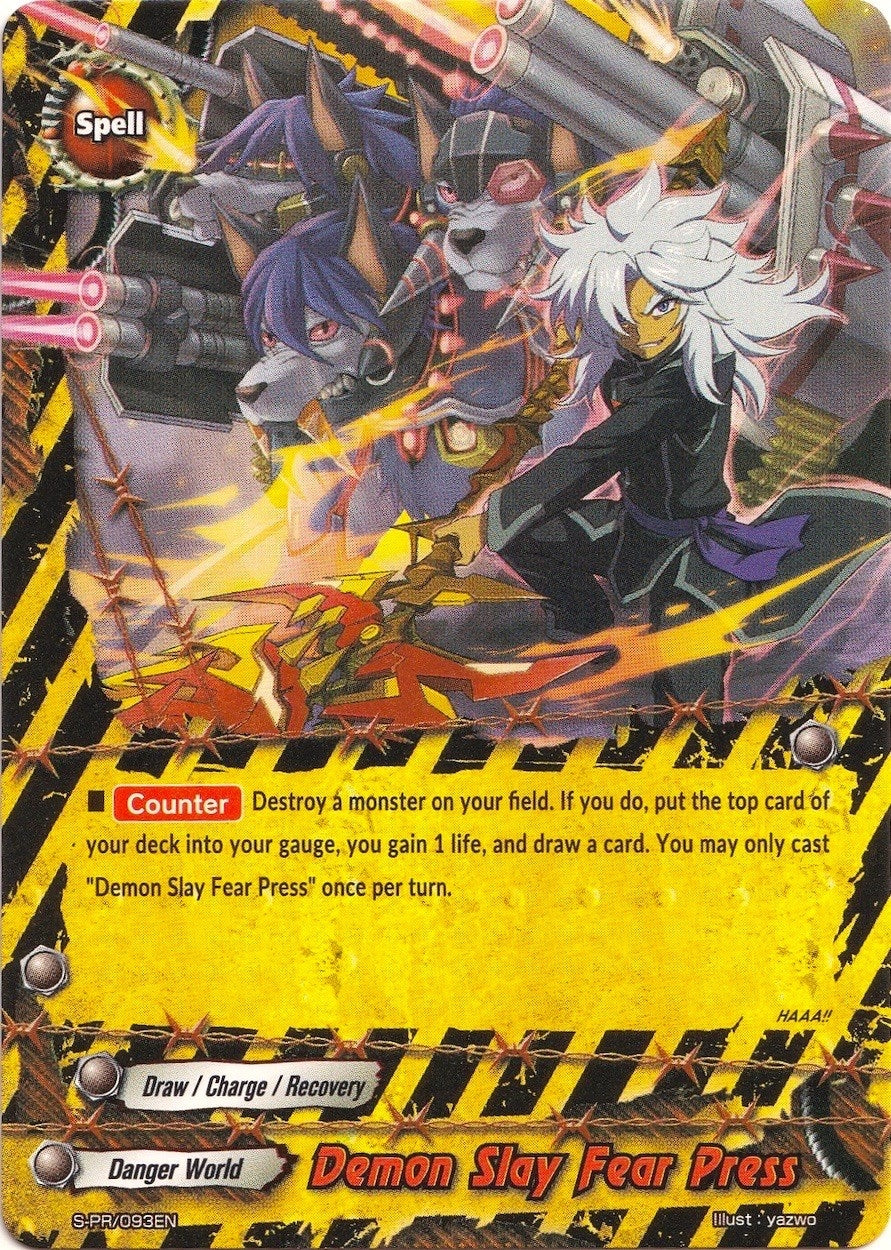 Image for Demon Slay Fear Press (S-Promo Cards) (S-PR/093EN) - Future Card BuddyFight