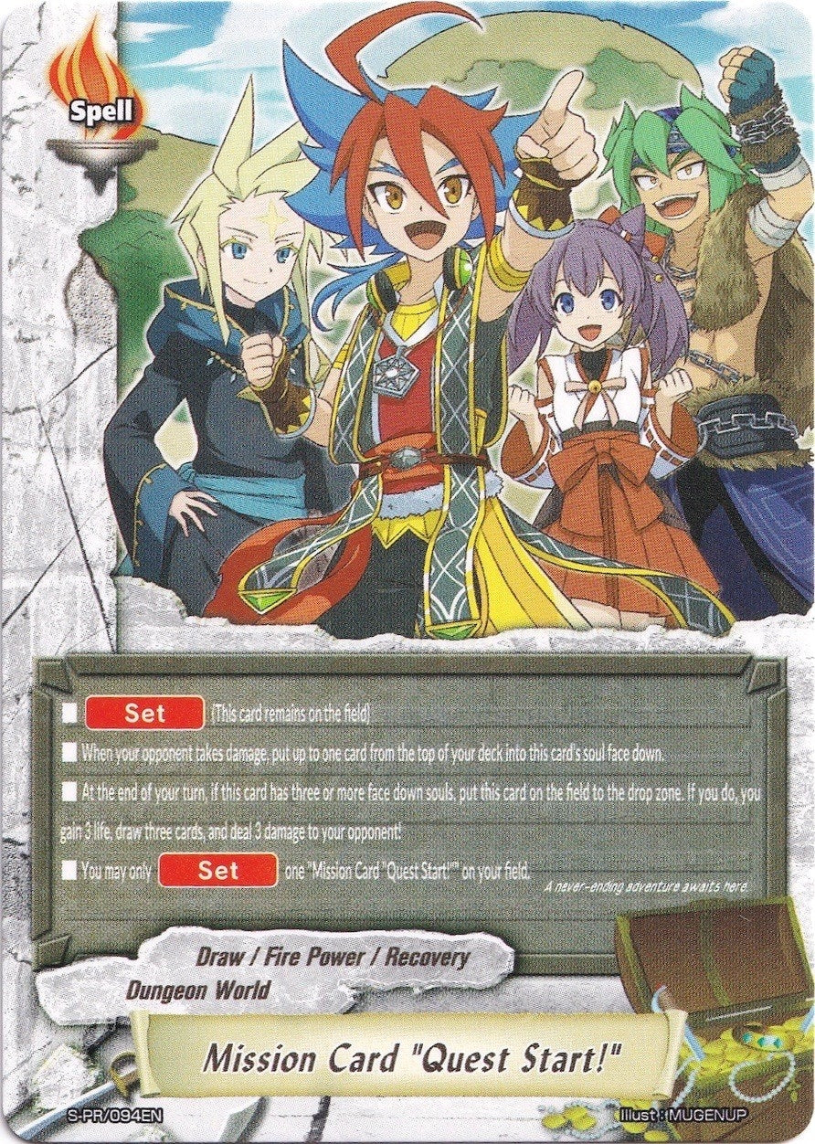 Image for Mission Card "Quest Start!" (S-Promo Cards) (S-PR/094EN) - Future Card BuddyFight
