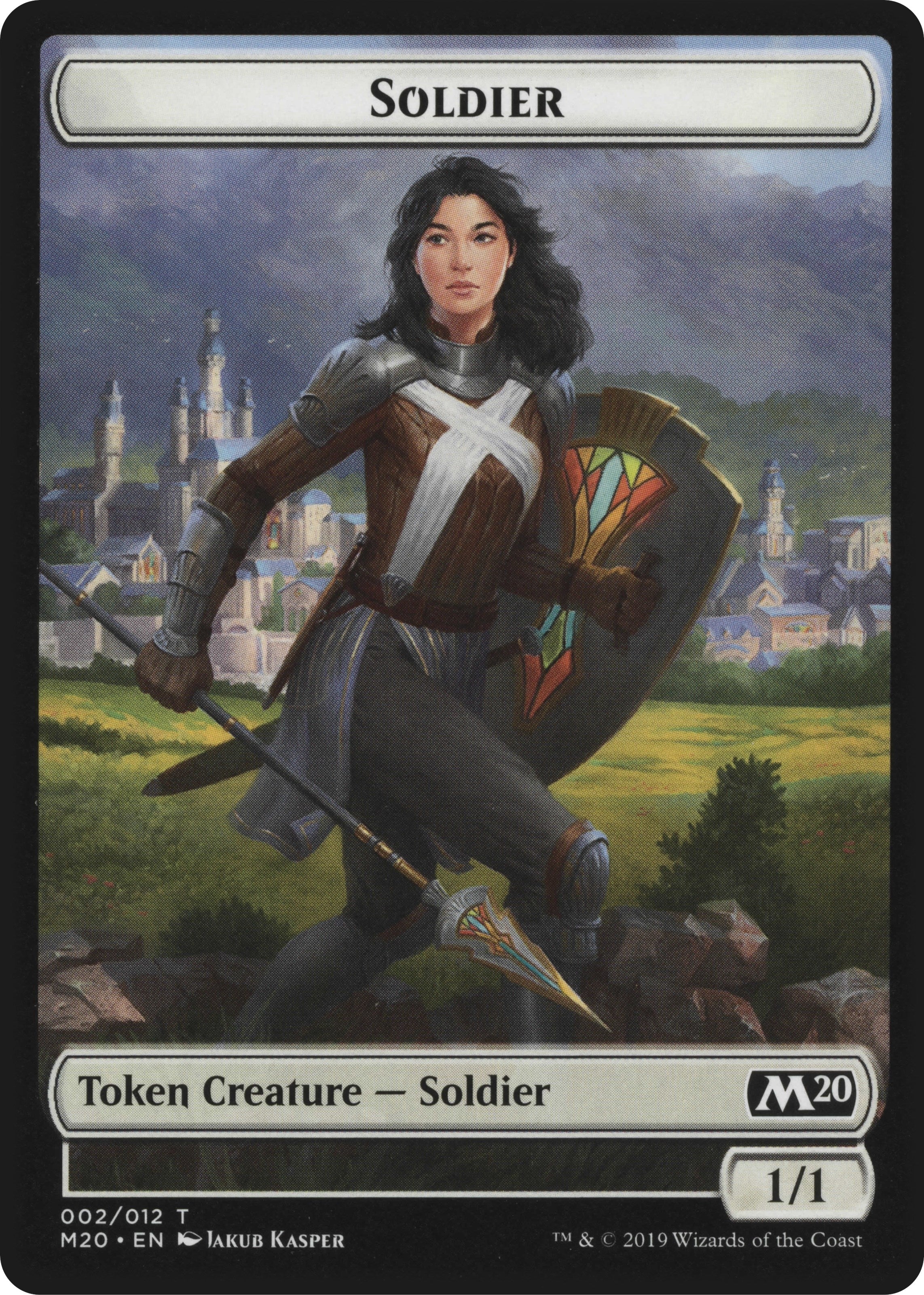 Image for Soldier // Zombie Double-Sided Token (Magic Game Night 2019) (2 // 6) - Magic: The Gathering