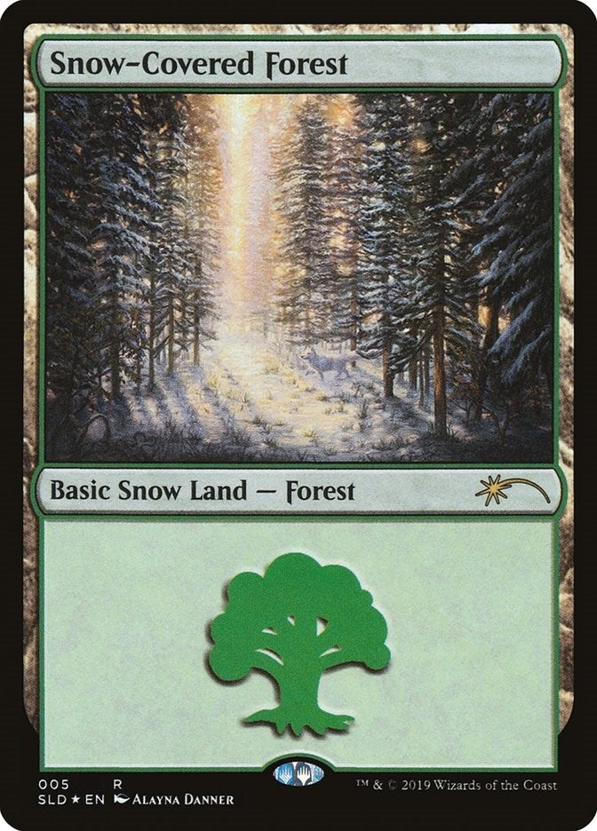 Image for Snow-Covered Forest (5) (Secret Lair Drop Series) (5) - Magic: The Gathering