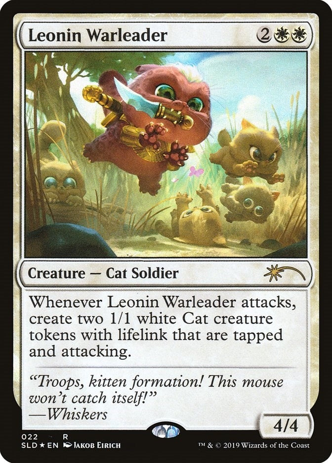 Image for Leonin Warleader (Secret Lair Drop Series) (22) - Magic: The Gathering