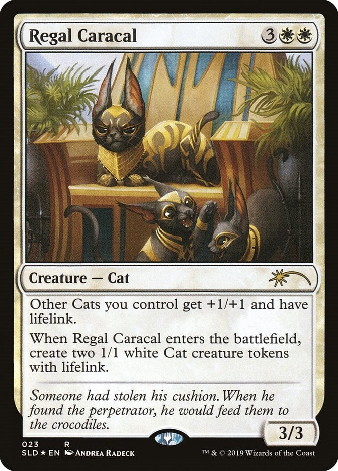 Image for Regal Caracal (Secret Lair Drop Series) (23) - Magic: The Gathering