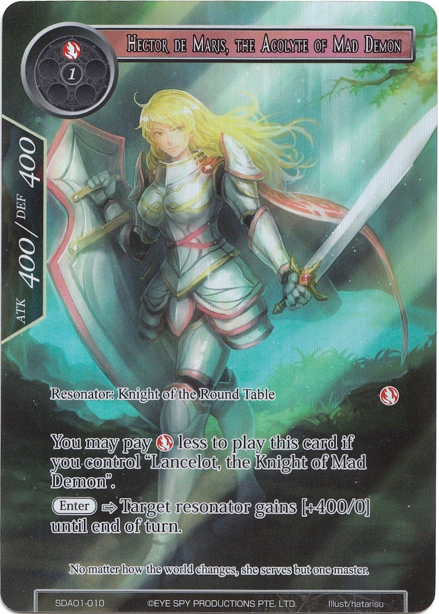 Image for Hector de Maris, the Acolyte of Mad Demon (Full Art) (Alice Origin Starter Deck) (SDAO1-010) - Force of Will