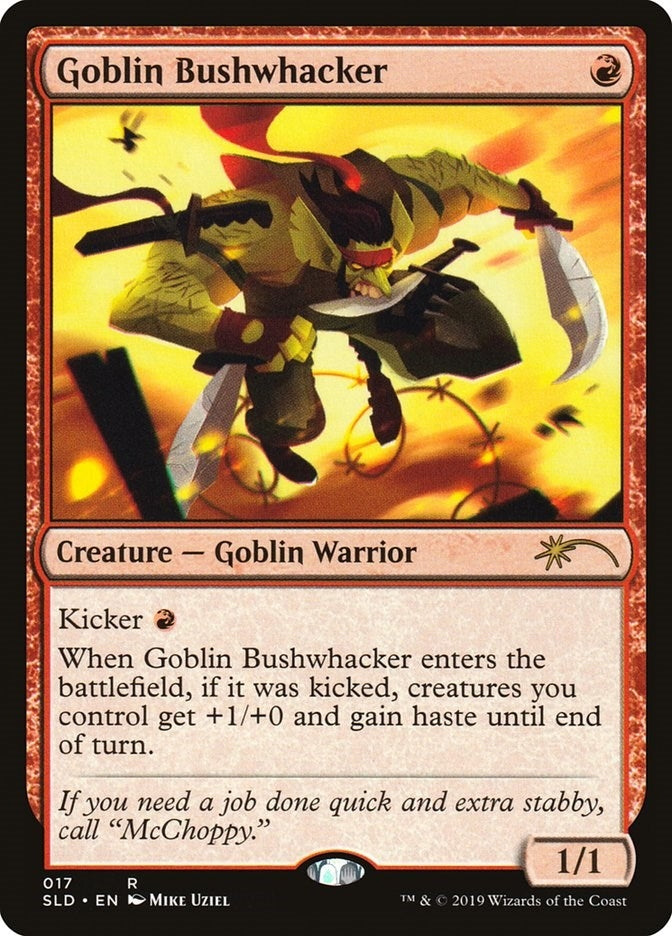 Image for Goblin Bushwhacker (Secret Lair Drop Series) (17) - Magic: The Gathering