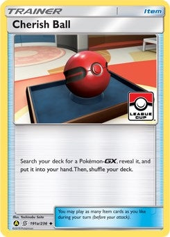 Image for Cherish Ball - 191a/236 (League Cup) (League & Championship Cards) (191a/236) - Pokemon