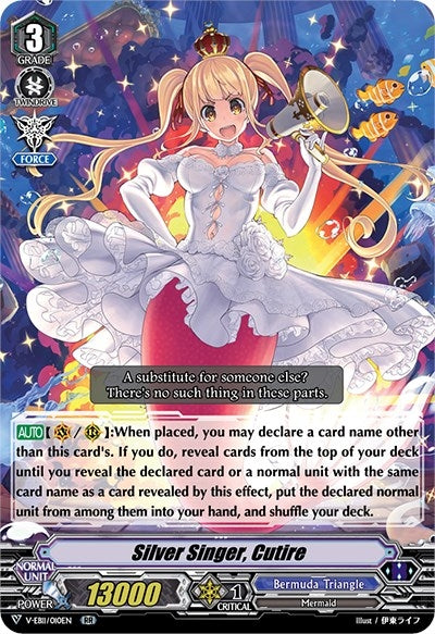 Image for Silver Singer, Cutire (V-EB11: Crystal Melody) (V-EB11/010EN) - Cardfight Vanguard