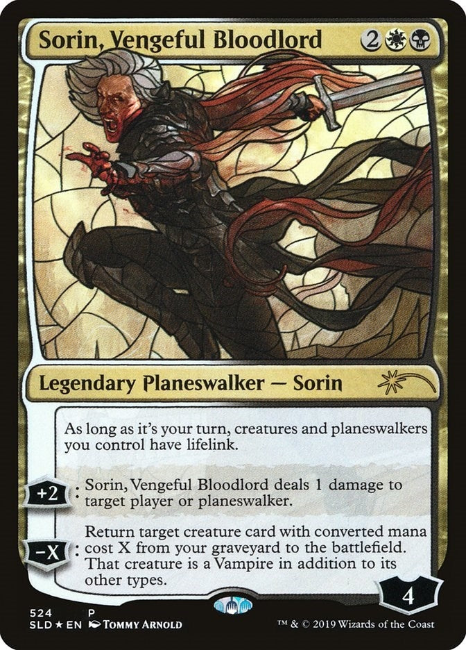 Image for Sorin, Vengeful Bloodlord (Stained Glass) (Secret Lair Drop Series) (524) - Magic: The Gathering