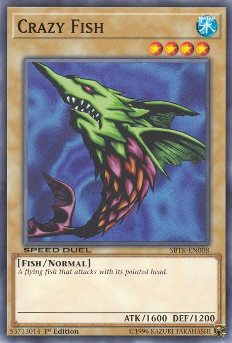Image for Crazy Fish (Speed Duel: Trials of the Kingdom) (SBTK-EN008) - YuGiOh