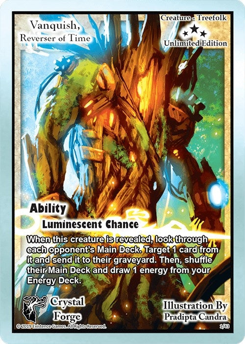 Image for Vanquish, Reverser of Time (Unlimited Edition) (Crystal Forge) (1) - Exodus TCG